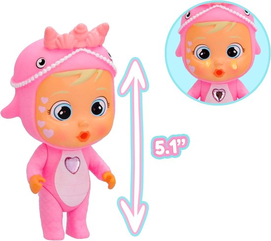 CRY BABIES MAGIC TEARS Icy World Dinos - Surprise Collectible Dinosaur Doll Crying Real Tears and His Pet - Toy for Kids +3 Years — afbeelding 5