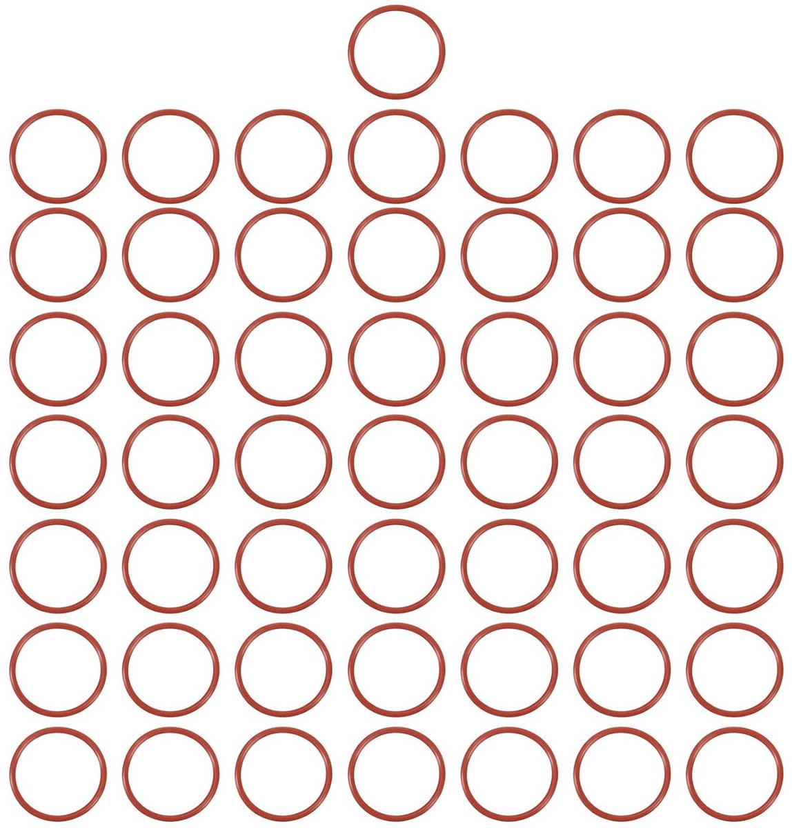 Siliconen O-ringen - VMQ Afdichtingen Rubber - Lekpreventie Afdichting - Hoge Temperatuurb