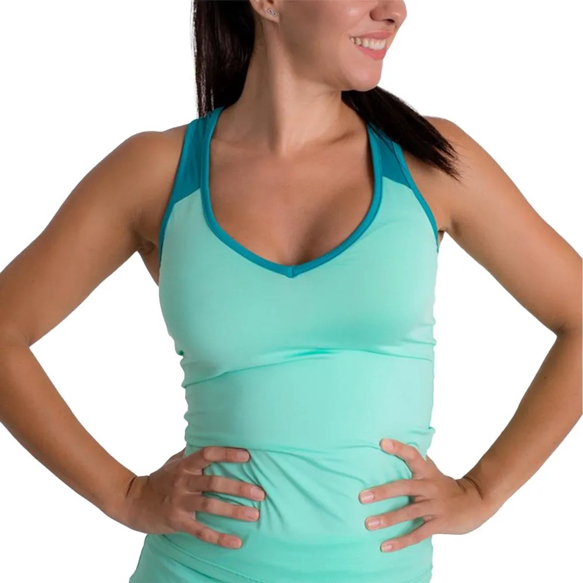 Belenberbel Sky Mouwloos T-shirt Groen S Vrouw