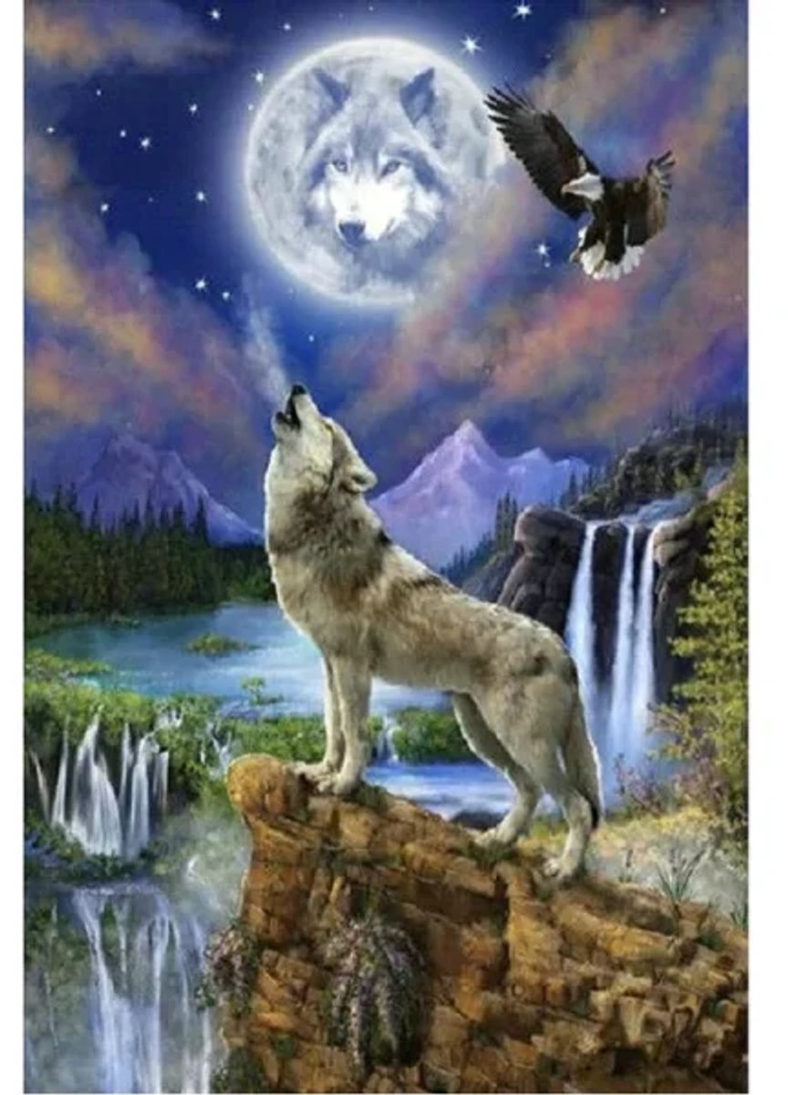Diamond Painting - Weerwolf - 30x40cm