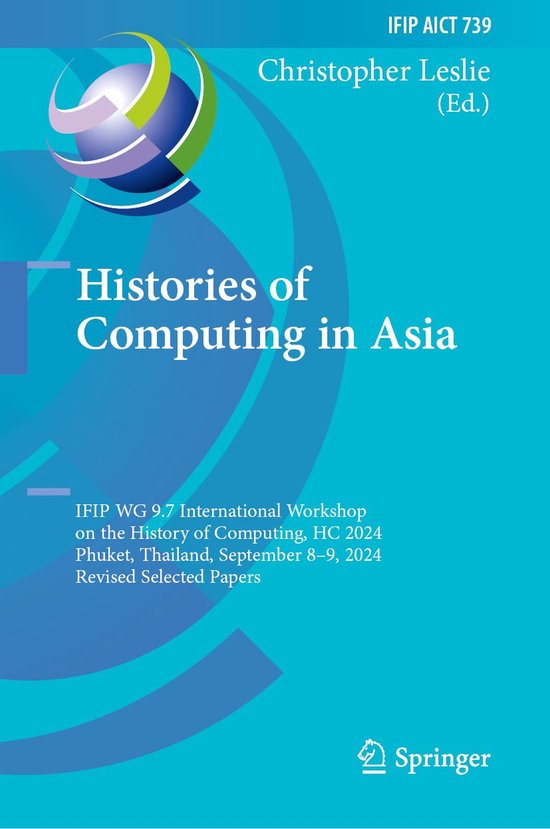 Springer Nature Proceedings Computer Science - Histories of  ... - cover