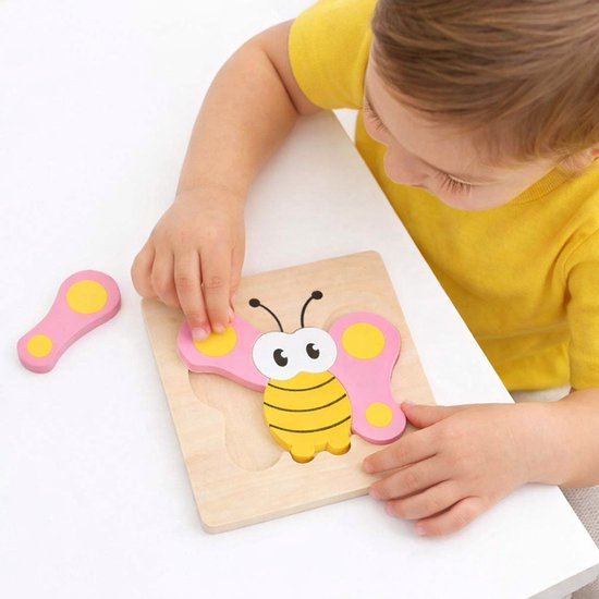 Marionette - Houten Puzzel - Dierenmotief - 1 set van Marionette — afbeelding 4