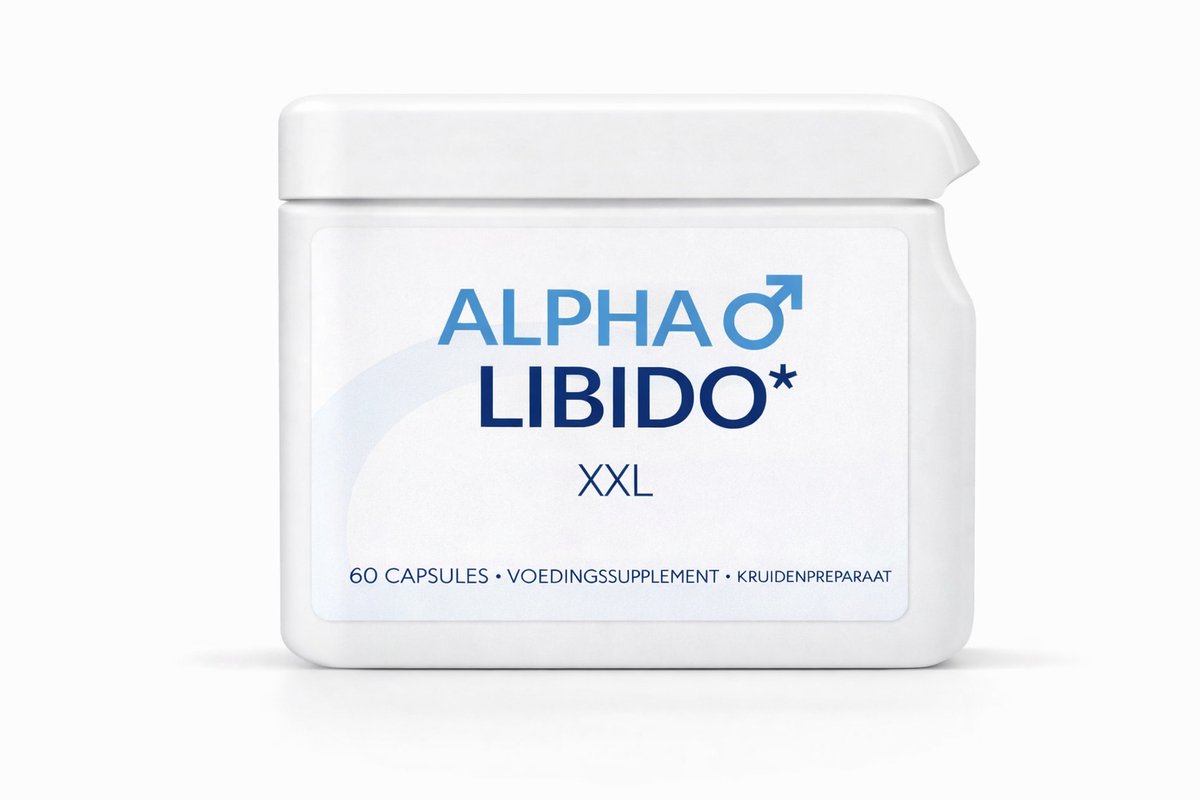 Alpha Libido - XXL - 60 Capsules - Penis Vergoter - XXL Pillen - Grotere Erectie - Libido Verhoger