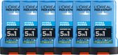 L'Oréal Paris Men Expert Hydra Power Shower Gel - Hydrateert om trekkerigheid te voorkomen - 5in1 formule - 250ml x6