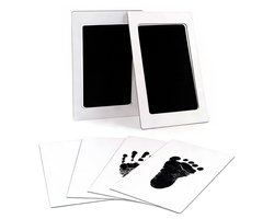 2 stuks Baby Handprint en Footprint Kit, Baby Handprint Inktpads met Clean-Touch, Inkless Print Kit Veilig Niet-giftig voor Baby Voeten en Handen, Pet Paw, Ritueel voor pasgeborenen, hand- en voetafdrukken van de baby, 6*9.5cm