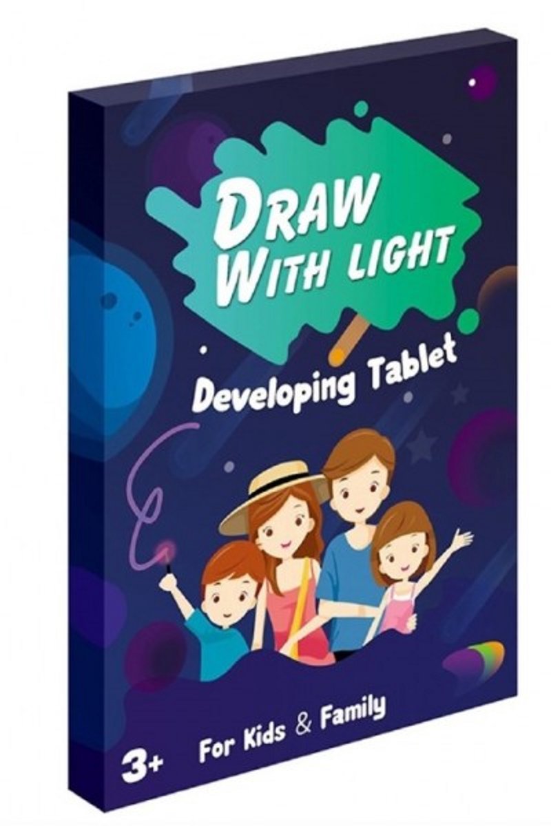 Ultiluxe® Licht Tekentablet Set - Tekenbord voor Kinderen - Tekenen met Licht - A3 Teken set met Pennen - Draw with light