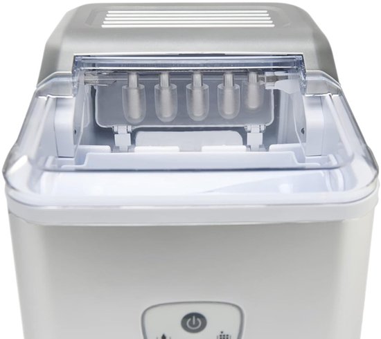 Duronic ICM12 BK Automatic Ice Maker | 8 Ice Cubes in 6-8 min | 1 L