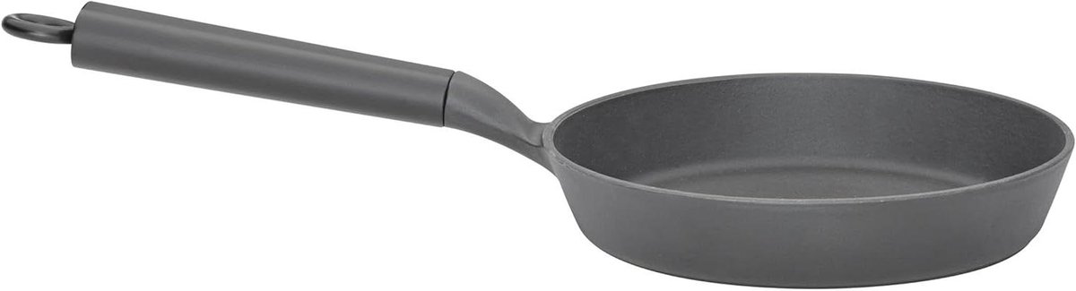 Gietijzeren Braadpan - Gietijzeren Pan Kookpan - Gelijkmatig Braden - Optimale Warmteverdeling - 28 cm - Gietijzer