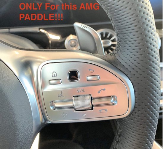 Onlineworld2013 Paddle Shift Paddle voor A45, CLA45, C65-S65, GLE63, G63, CLS63 (2015-2016) C63 (15-17) SL63, GLA AMG GLS AMG(16) Carbon Style — afbeelding 3