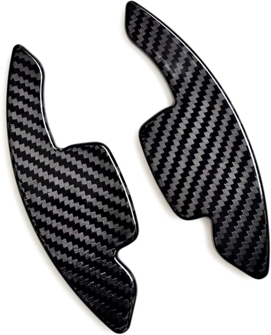 Auto Shift Paddle Blade for Golf 8 MK8 Cc 2020-2023 Koolstofvezel Stuurwiel Paddle Shifters Uitbreiding Interieur modificaties(Carbon Black) van Merkloos — afbeelding 2