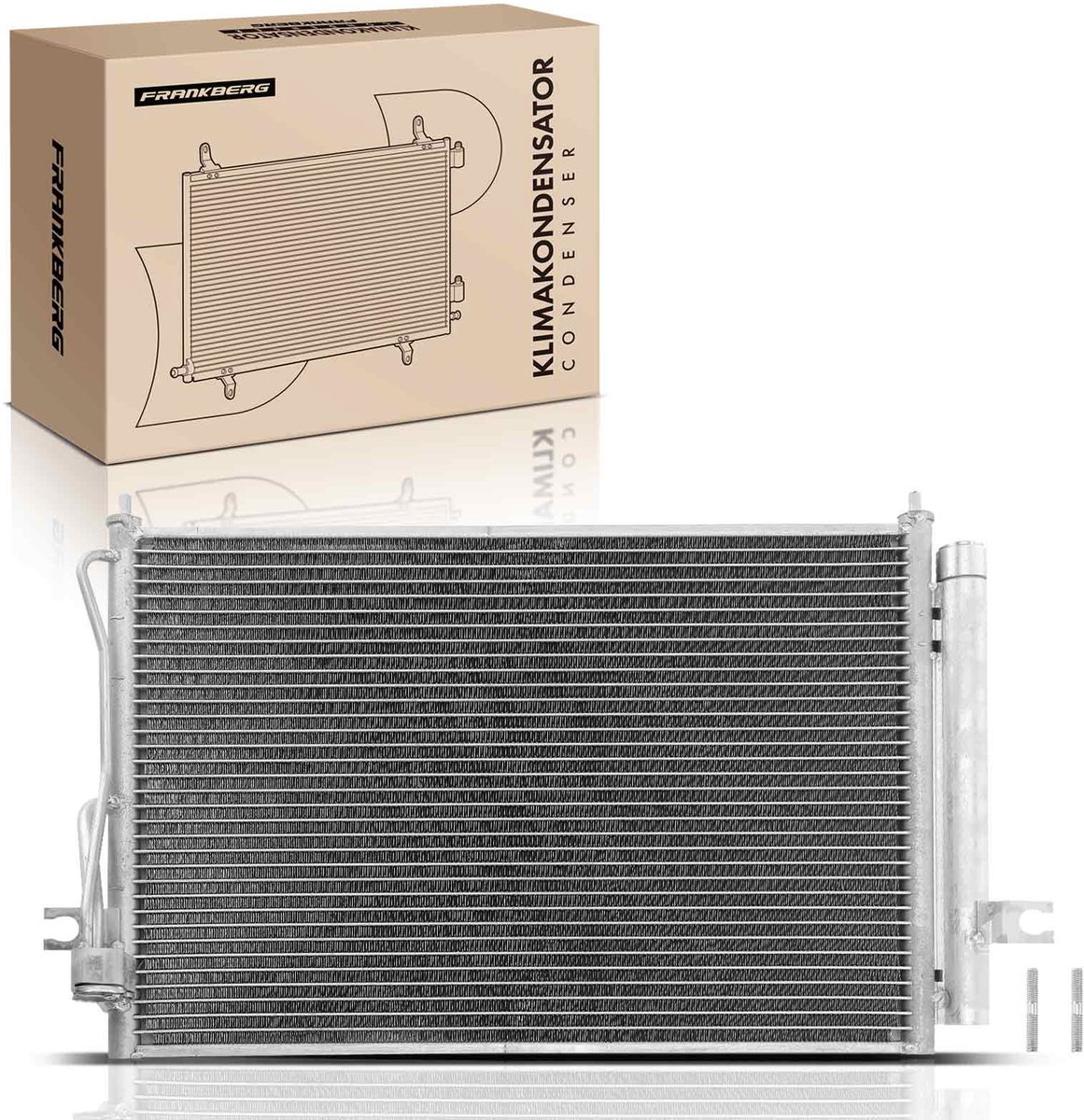 Frankberg 1x condensor airconditioning voor Hyundai Getz TB 13L 16L