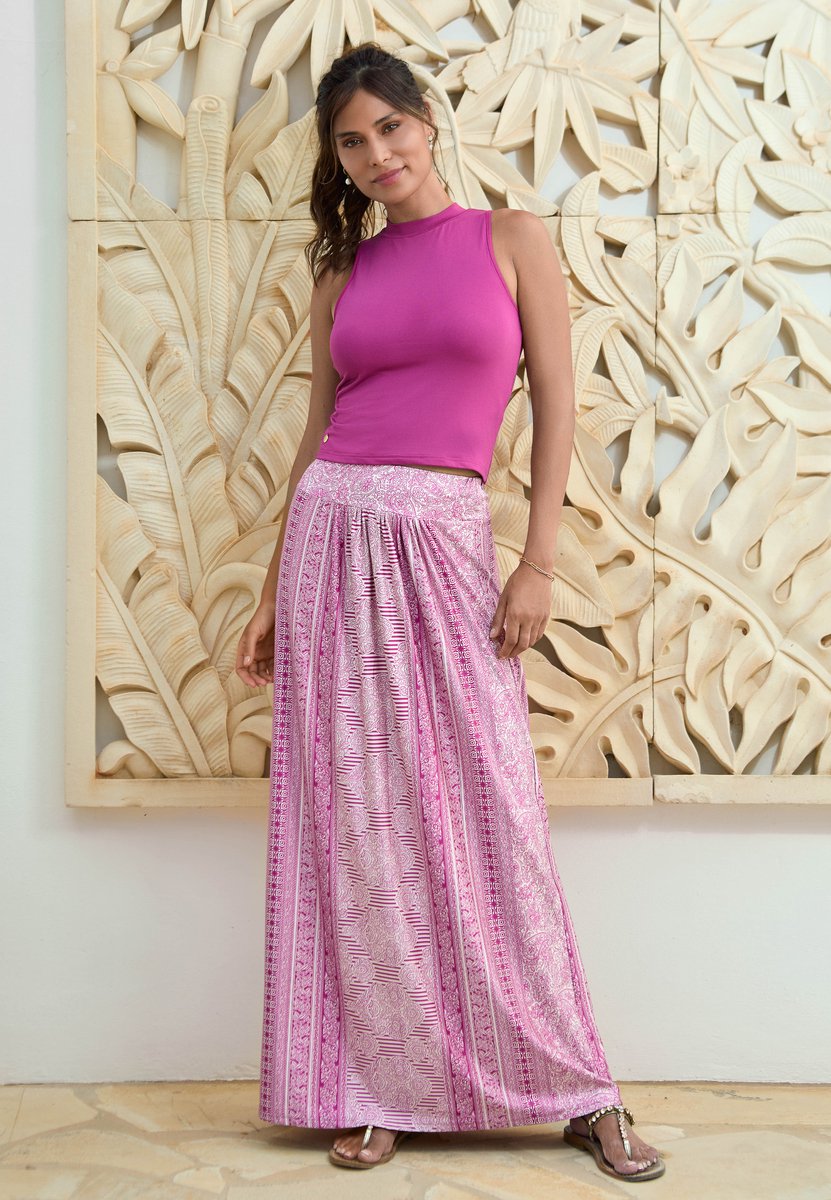 Chic by Lirette - Maxi rok Guna - Roze - S