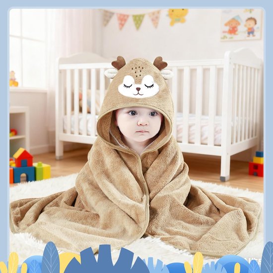 Hooded Baby Tow, Baby Spullen Badhanddoek Babybad Douche Cadeaus voor Jongen en Meisje