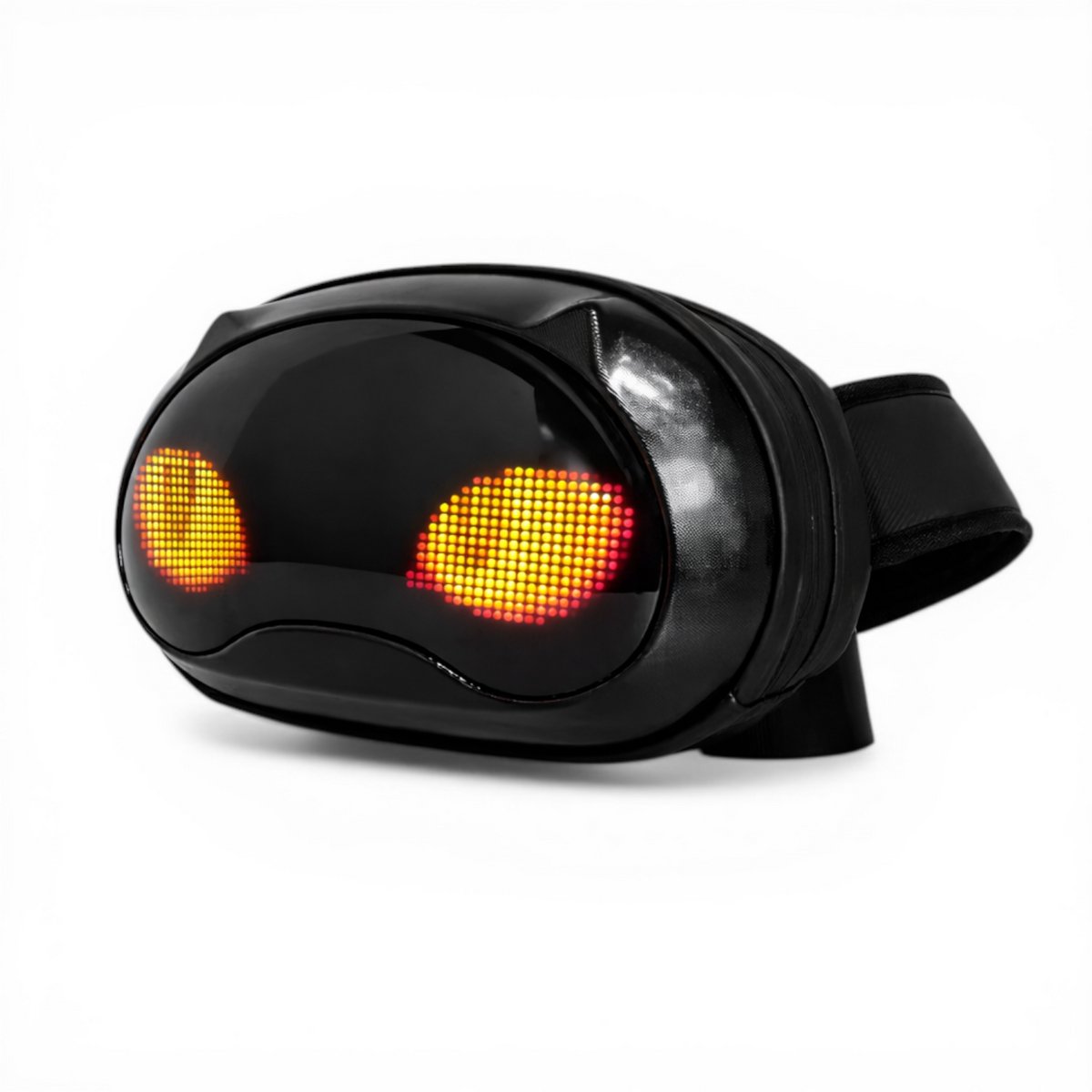 LED Motortas Crossbody - Heuptas met App Display Waterdicht - Zwart