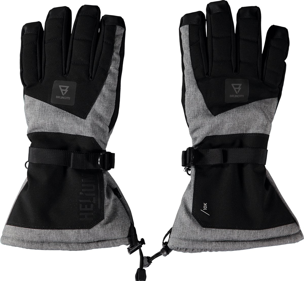 Brunotti Helium Men Snow Gloves Dark Melee Grijs