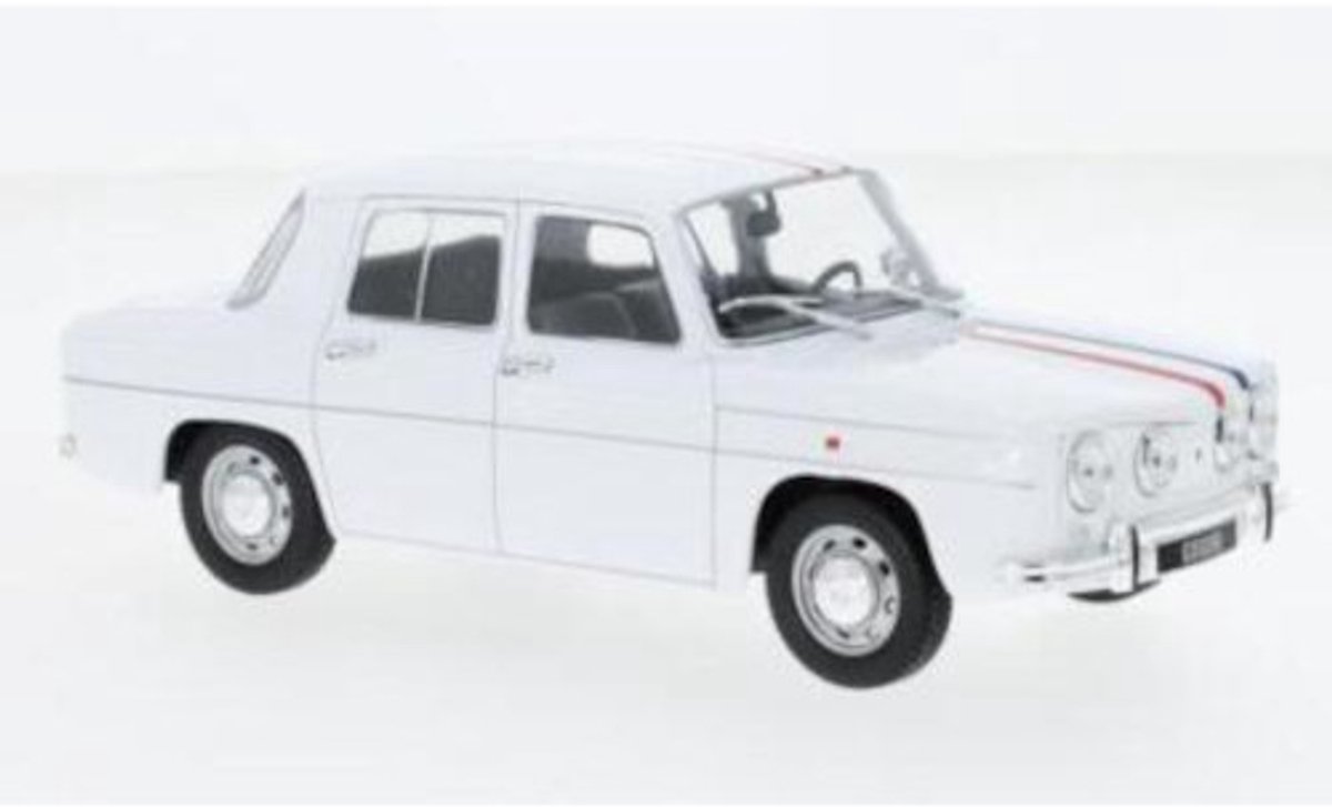 Renault 8 Gordini 1964 Wit Modelauto 1/24 Whitebox