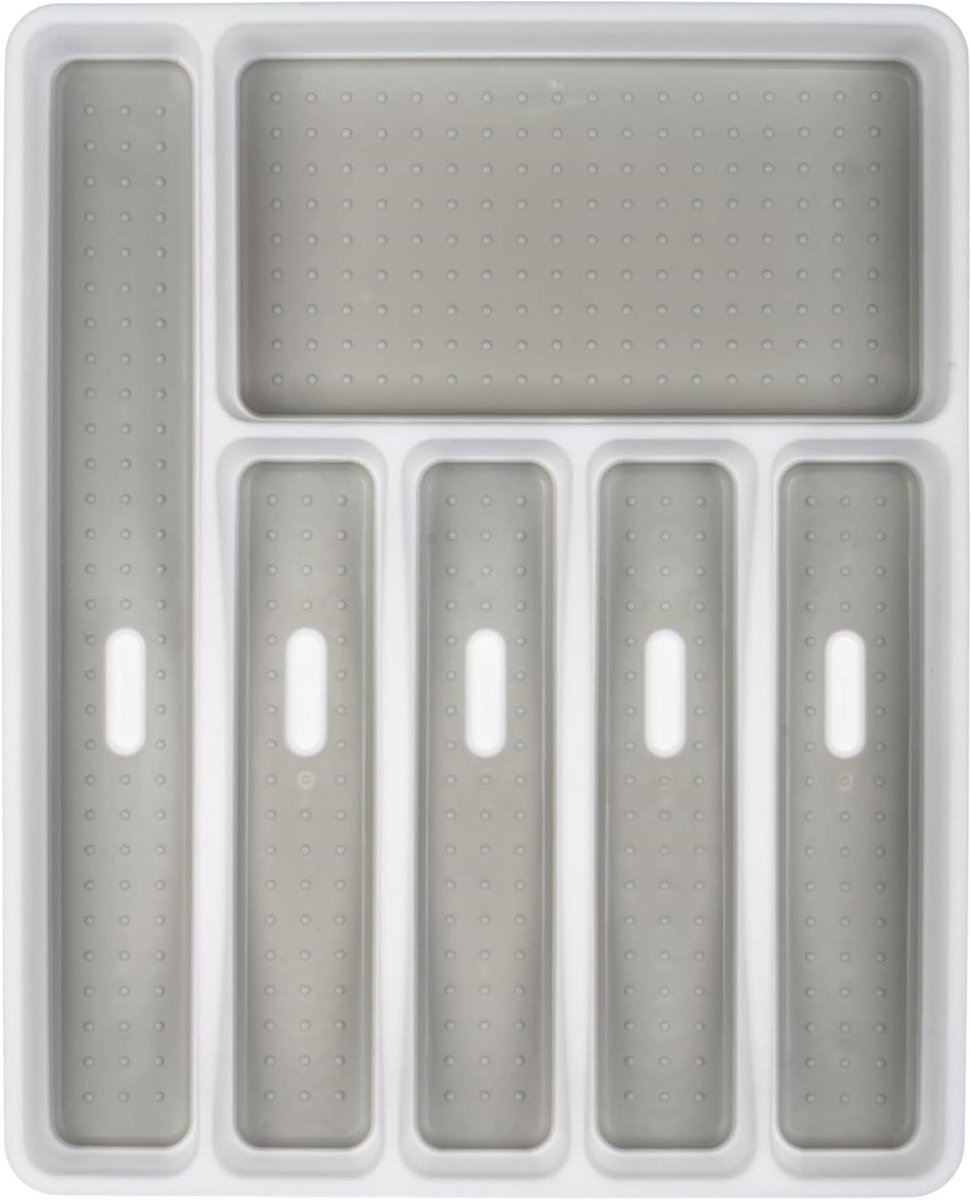 Bestek Lade Organizer - Keuken Lade Divider - Keuken Opbergen - 6 Compartimenten - 40x33x5 cm
