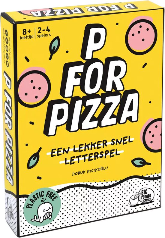 P for Pizza - Nederlandstalig Kaartspel - Partyspel