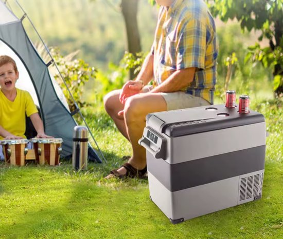 20L Draagbare Auto-Vrieskist, Mini Koelkast, 45W, 12V AC/DC, Voor Thuis en Buiten — afbeelding 4