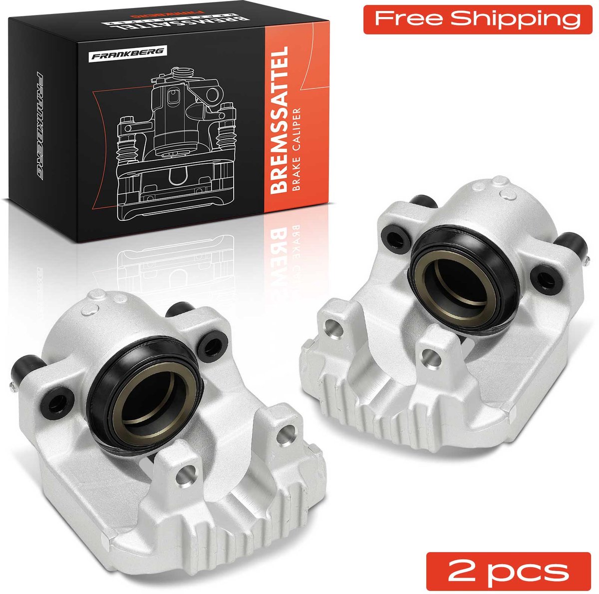 Frankberg 2x Remklauw Vooras voor BMW E90 E91 E92 E93 E84 E89