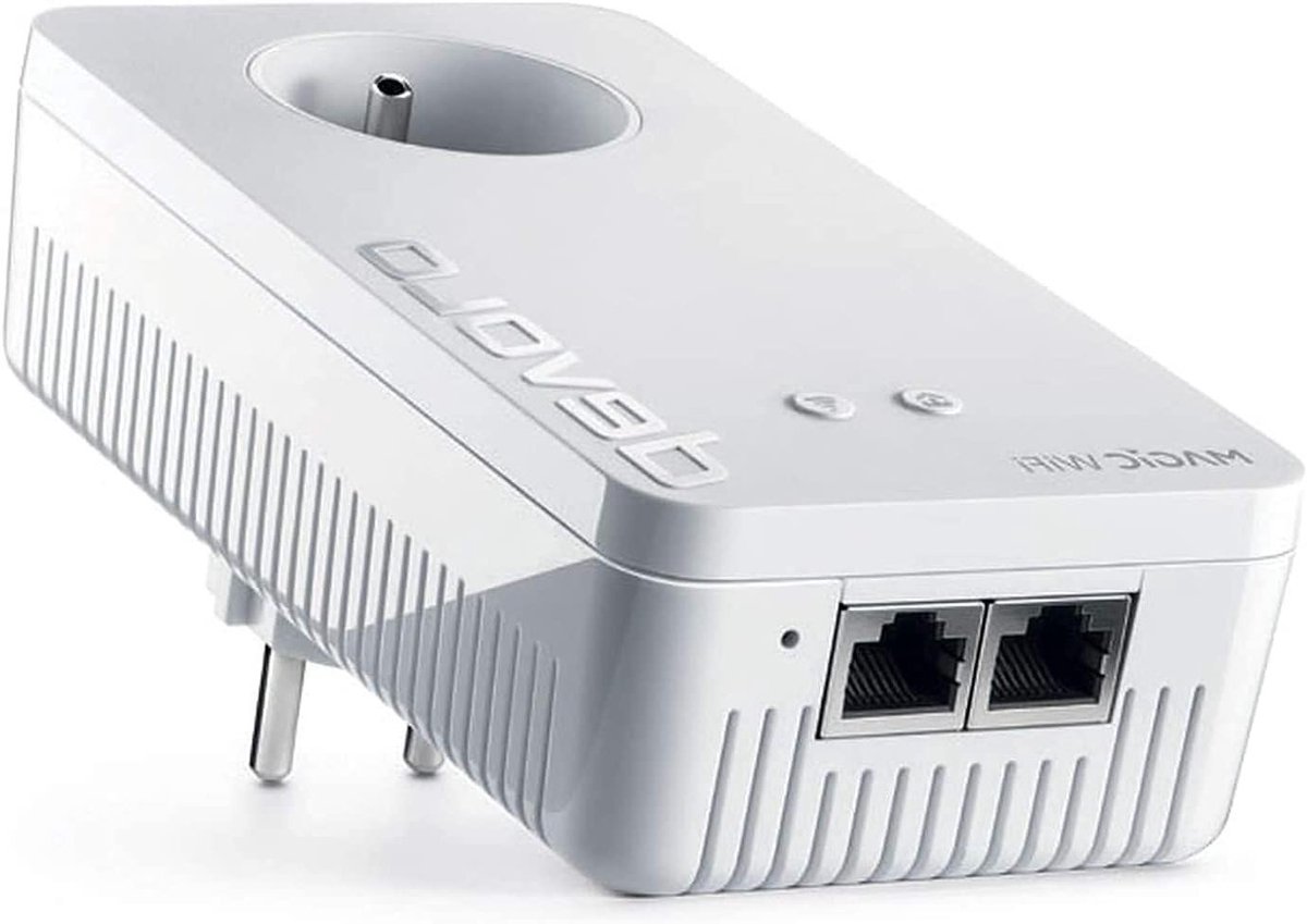 Powerline WiFi Adapter - CPL Adapter - Internet Verbinding - 2400 Mbit/s Snelheid - 15.2 x 7.6 x 4 cm