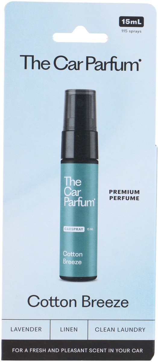 The Car Parfum Luchtverfrisser Cotton Breeze15ml