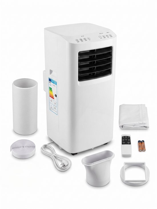 Mobiele airco TRONIC 7000 BTU 3-in-1 koelen ontvochtigen ventileren voor ruimtes tot 45 m³, 16-31 °C