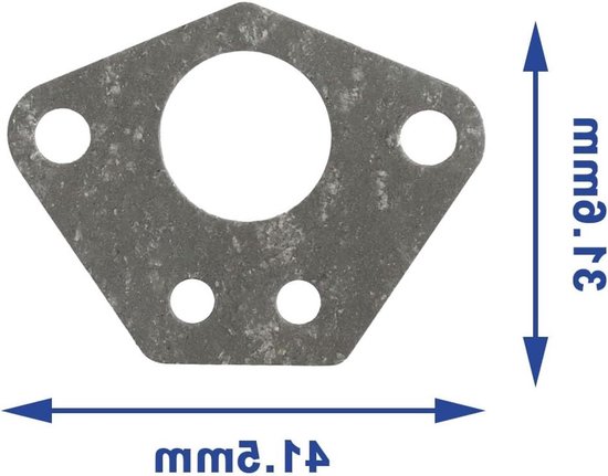 5-delige set carburateur afdichtingen voor 43cc, 49cc en 52cc 2-takt motoren - Reparatiekit voor boormachines en grasmaaiers — afbeelding 4