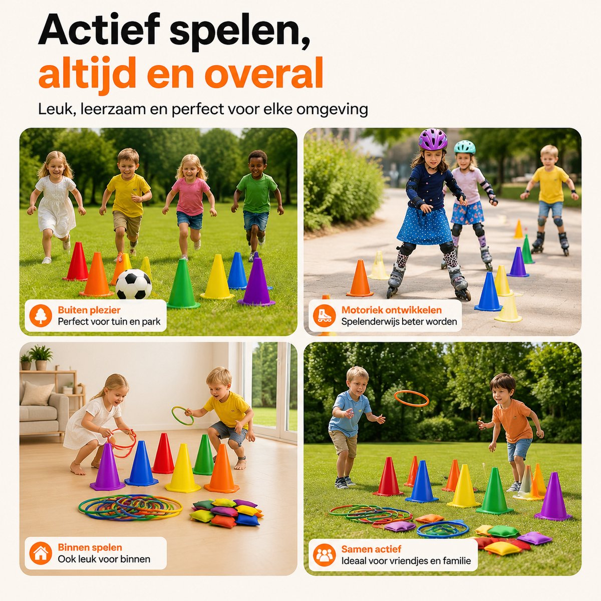 BOTC Ringwerpen Werpspel - 32 delige - Buitenspeelgoed - Ring Gooien - Werpspel kinderen - 1 Set — afbeelding 4