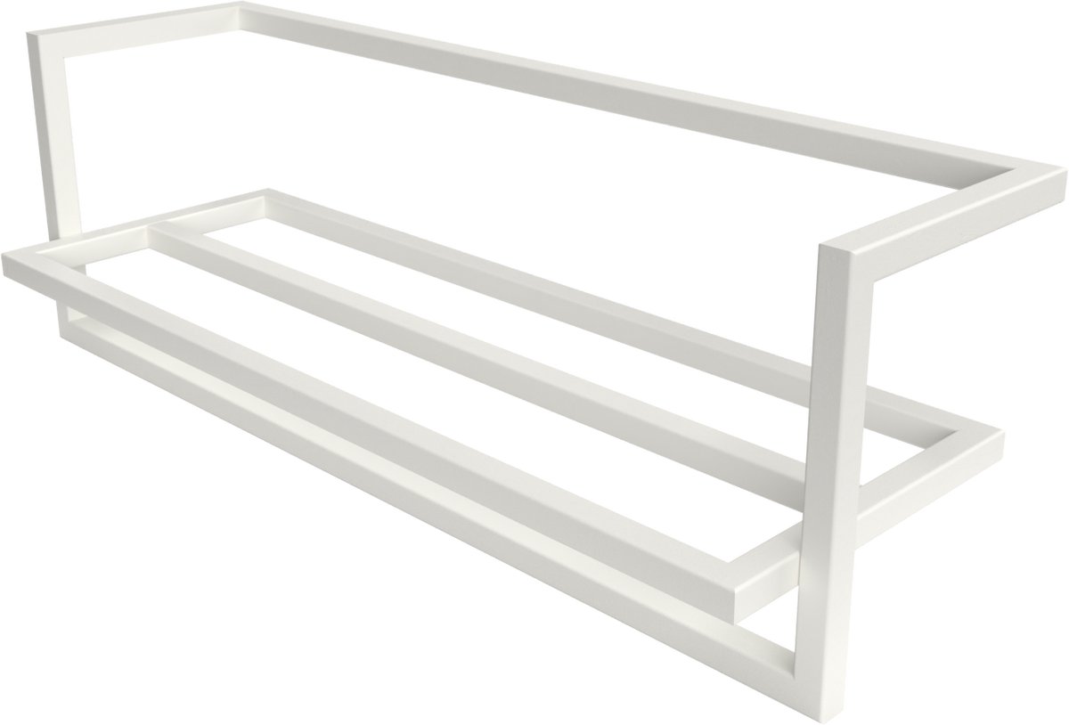 TLF interieurs | Handdoekenrek Orlando | Large | Wit | 95 cm (B) x 25 cm (H) x 22 cm (D)