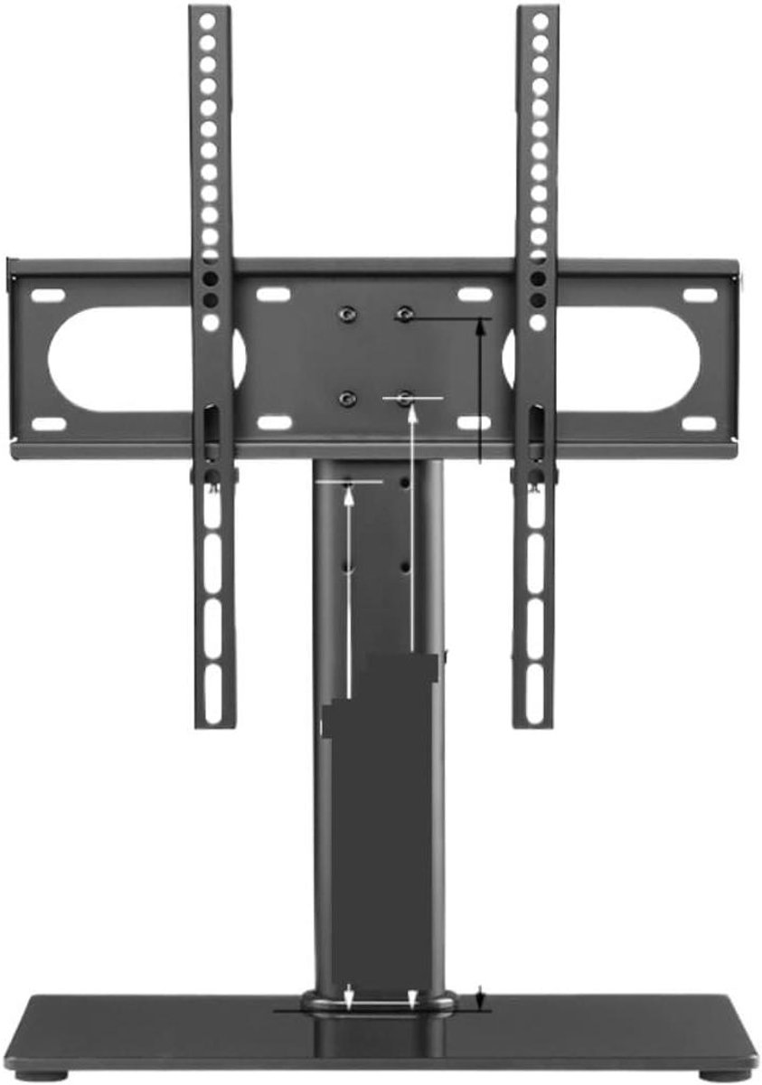 Universele TV Stand TV Stand voor Slaapkamer Universele Swivel TV Stand Tafelblad TV Stand voor 26 tot 55 Inch LCD LED TV's Hoogte Verstelbare TV Base Stand Universele Televisie St,