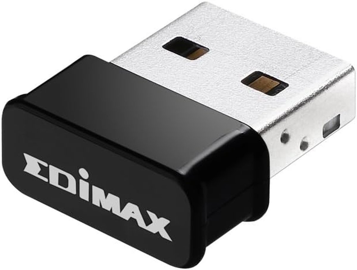 Draadloze Netwerkadapter - USB Wi-Fi Dongle - Snelle Internetverbinding - MU-MIMO Technologie - Compact Formaat - Zwart