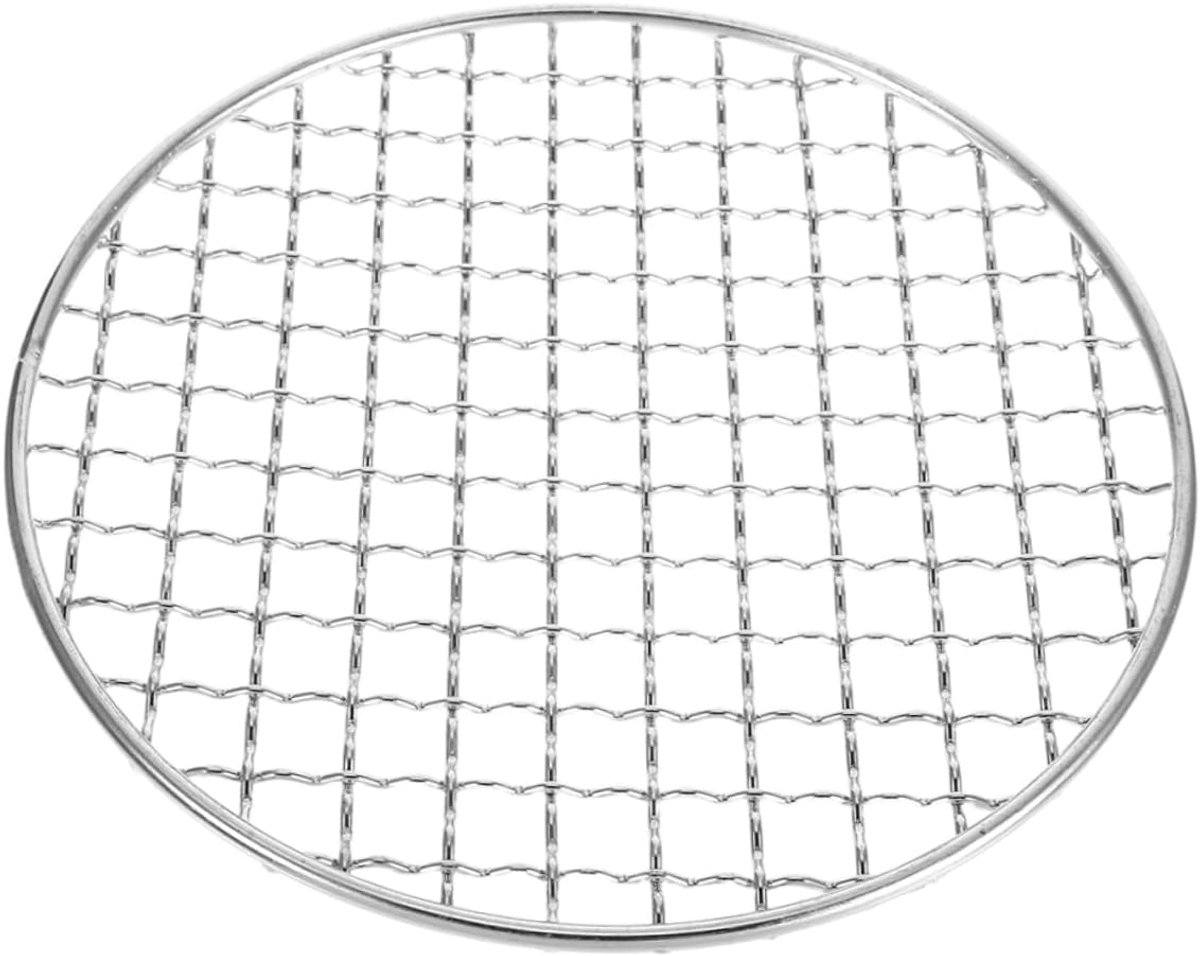 Grillgaas Mat - Barbecue Gaas - Buiten Koken - Vaatwasserbestendig - 15x15x0.5cm - Zilver