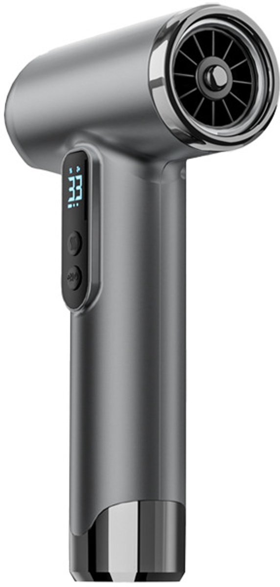 Professionele draadloze föhn - 3 snelheden en 3 temperaturen, USB oplaadbare batterij, föhn 200W, draagbare föhn met digitaal scherm voor vrouwen, strand en kamperen-