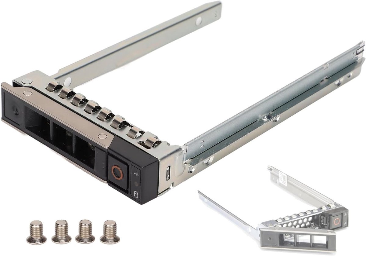 2.5 Inch SATA HDD Tray voor Server Hard Drives, Metalen Behuizing, Compatibel met R740 R940 R640 R540 R440 T640 14G, Ideaal voor Opslaguitbreiding en Datacenter Gebruik