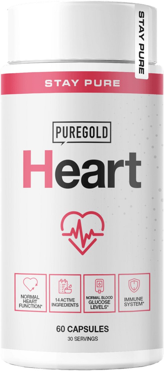 Pure Gold Heart Health Formula Capsules – Hartondersteuning – 60 Capsules