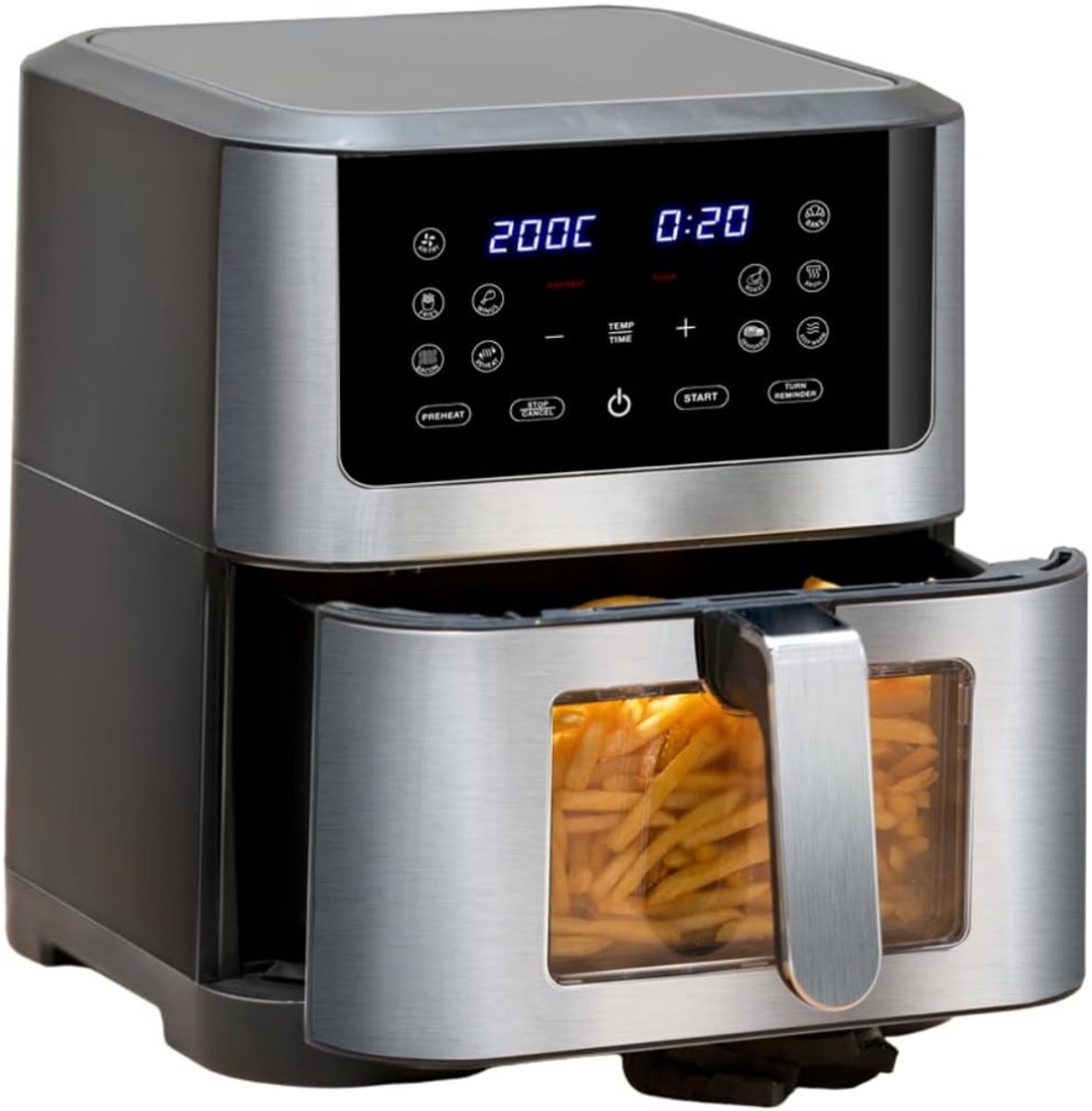 RVV® Heteluchtoven - Oven - Airfryer Oven - Zwart - 38cm x 30cm x 37cm