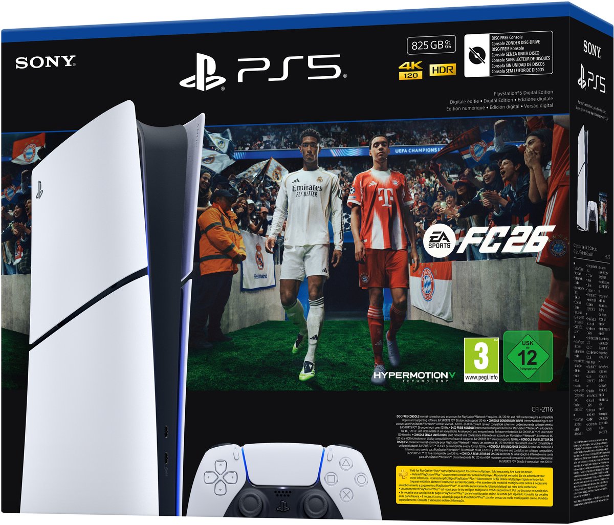 PlayStation 5 Digital Edition - 825 GB – EA SPORTS FC 26 bundel – foto 6