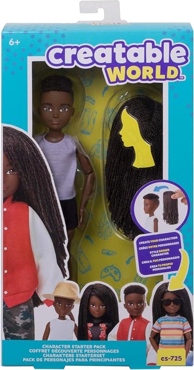 Mattel GKV42 Creatable World Character Starter Pack CS-725 van Mattel — afbeelding 2
