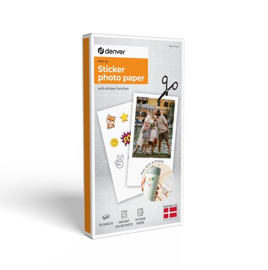 Denver PSP61 Stickerpapier – Geschikt voor de MCP6010