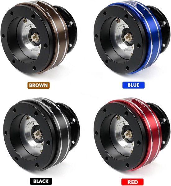 Stuurwiel Adapter - Stuurnaaf Adapter - Racen Simulator - Snelwissel Systeem - 70 mm 6 Gaten - Blauw — afbeelding 5