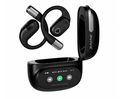 Rvive – Open Ear Wireless Earbuds met ENC & Touchscreen – Zwart