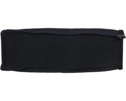 Oortelefoon - Geluid - Zacht - Zwart - Comfort - Geschikt voor - Studio - DJ - Thuisgebruik Oortelefoon Hoofdband Cover Hoofdband Kussenbeschermer met Rits 22x8,5 cm Compatibel met Over-ear Modellen Zwart.