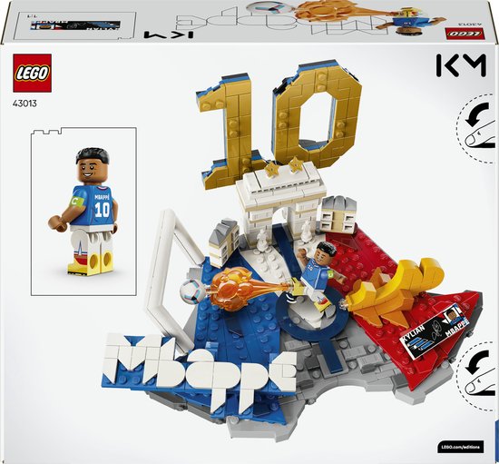 LEGO Editions Kylian Mbappé – Points forts du football Jouet de football pour enfants - 43013