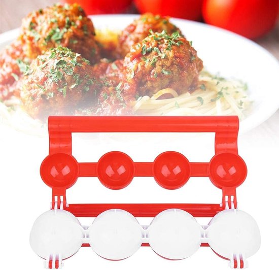 Gehaktbal Maker×2, Kookgereedschap ABS Materiaal DIY Gevulde Gehaktbalvorm praktisch om te koken voor Gehaktballen maken — afbeelding 2