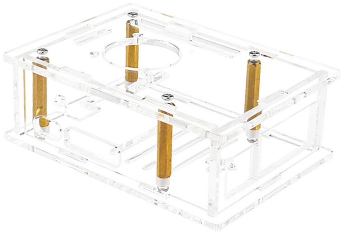 Acryl behuizing Geschikt voor Raspberry Pi 5, transparante beschermhoes, beschermkap Geschikt voor Raspberry Pi 5