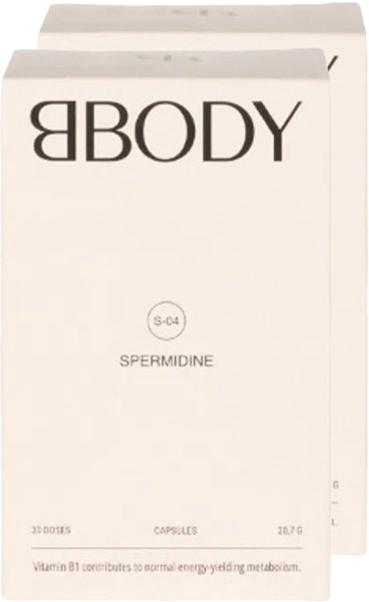 BBODY | Spermidine | 2 Stuks | 2 x 20,7 gram (30 capsules)