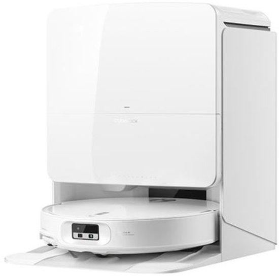 Roborock Qrevo Edge 2 Pro-Robotstofzuiger Met Dweilfunctie-7,98 cm Ultraslank Ontwerp-25.000 Pa-Antiklitsysteem-AI navigatie-100℃ Heetwaterwas-Automatisch legen & bijvullen-Zelfreinigend-Dweilverhoging-Uitschuifbare borstel/dweil-Huisdierenhaar