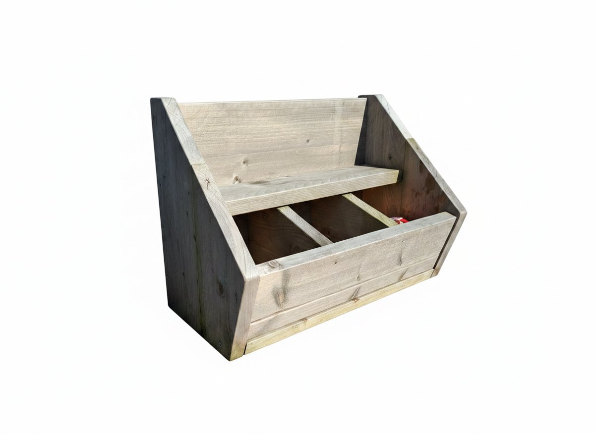 Steigerhouten Gruttersbak - Handgemaakt