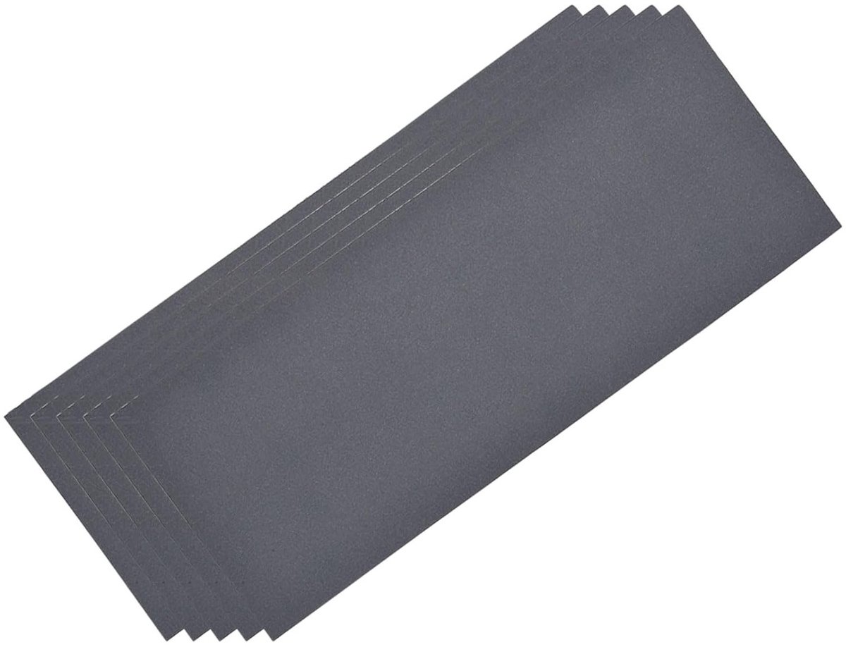 Schuurpapier Vellen - Schuurbladen Nat Droog - Oppervlakken Glad Maken - Siliconen Carbide Korrel - 22.5 x 9.7 cm - Grijs